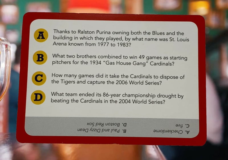 You Gotta Know St. Louis - Sports Trivia Game - Image 5